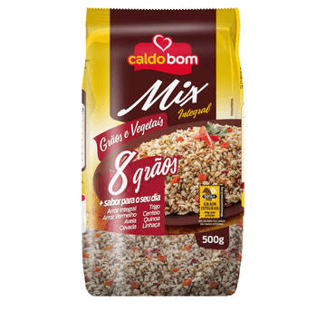 Arroz Mix de Grãos e Vegetais 500g - Caldo Bom