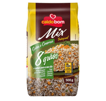 Arroz Mix de Grãos e Cenoura 500g - Caldo Bom