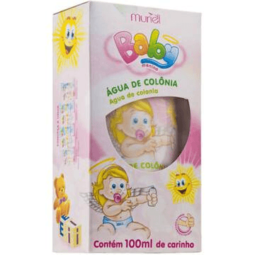 Colônia Infantil Baby Muriel 100ml Rosa Unit