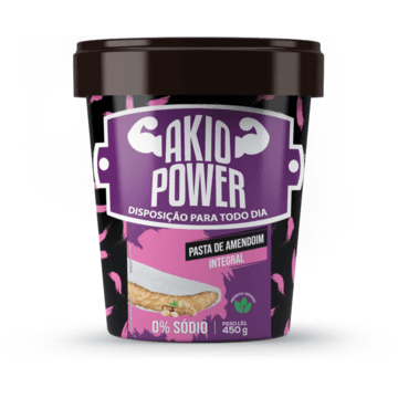 Pasta de Amendoim Integral - Akio Power