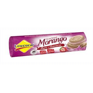 Lowçucar Biscoito Recheado Sabor Morango 120G