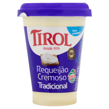 Requeijão Cremoso Tradicional Tirol Copo 180g