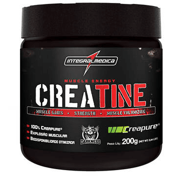 Creatine Creapure - Darkness - 200g - Integralmedica