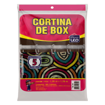 Cortina para Box Plast Leo 1,35m x 1,78m