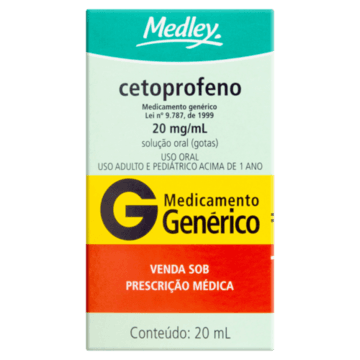 Cetoprofeno 20mg/ml Medley Caixa 20ml