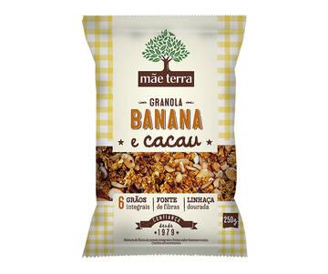 Granola Banana E Cacau 250G  Mãe Terra