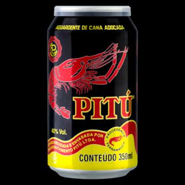 Aguardente de Cana Adoçada Pitú Lata 350ml