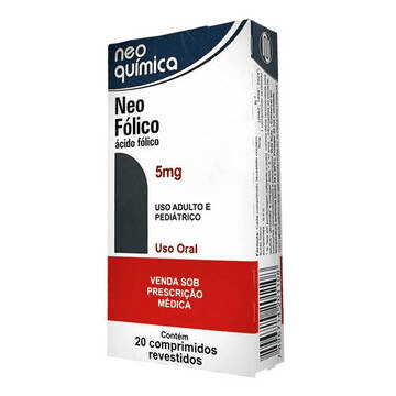 NEO FOLICO 5MG COMP REV CT BL 1X20