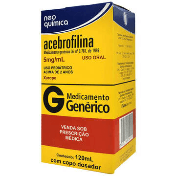 Acebrofilina 5Mg/Ml Xpe Inf Vd 1X120Ml