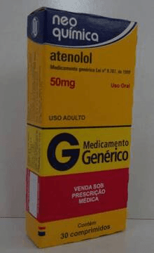 ATENOLOL 50MG COMP CT BL 2X15