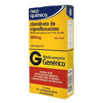 CLOR CIPROFLOXACINO 500MG CPRV CT 2X7