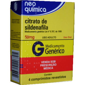 CIT SILDENAFILA 50MG COMP REV CT BL 1X4