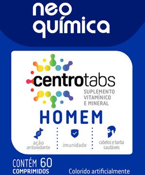 CENTROTABS HOMEM CT FR 60 COMP REV