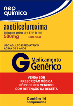 AXETILCEFUROXIMA 500MG 14CPR (NEO QUIMICA)