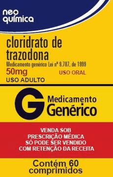CL TRAZODONA 50MG C1 CT BL 60 COMP