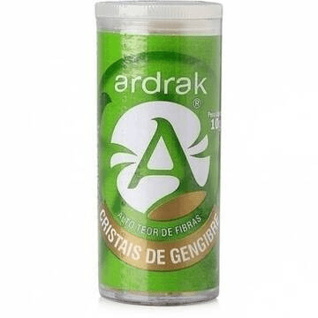 Cristais de Gengibre Sabor Limão Tubo 10g - Ardrak