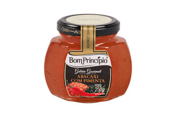 GELEIA DE ABACAXI COM PIMENTA 250 GR BOM PRINCIPIO