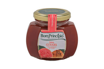 GELEIA DE GOIABA COM PEDACOS 250 GR BOM PRINCIPIO