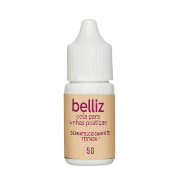 Cola Para Unhas Postiças Belliz 5G Com Pincel