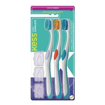 Combo Escova Dental Kess Plus