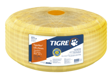 Eletroduto Flexível Corrugado Pvc Tigreflex® 20 mm 50M Amarelo - Tigre