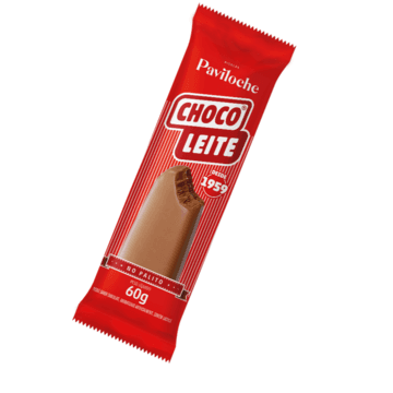 Picolé Choco Leite  Pacote 60g  - Paviloche