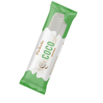Picolé Coco  Super Cremoso Pacote 60g  - Paviloche