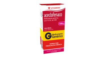 Aceclofenaco 100Mg Com Rev Ct Env Al X 12 Generico