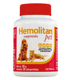 Hemolitan Pet C/ 30 Comprimidos - Vetnil