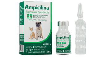 Ampicilina Veterinaria Injetavel 2G - Vetnil