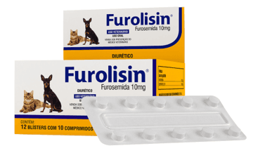 Furolisin 10Mg C/ 120 Comprimidos - Vetnil