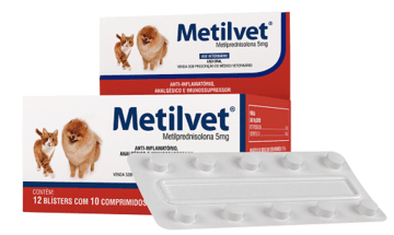 Metilvet 5Mg C/ 120 Comprimidos - Vetnil