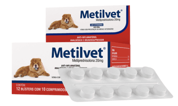 Metilvet 20Mg C/ 120 Comprimidos - Vetnil