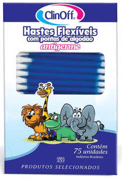 HASTES FLEXÍVEIS CLIN OFF 75 UNIDADES