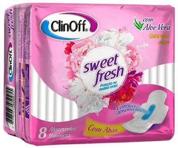 ABSORVENTE CLIN OFF PROM. L8 P7 COM ABAS UN