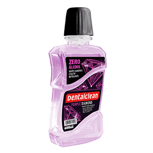 Enxaguante Bucal Antisséptico Purple Diamond 600ml Sem Álcool - Dentalclean