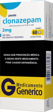 CLONAZEPAM 2 MG COM CT BL AL PLAS TRANS X 60