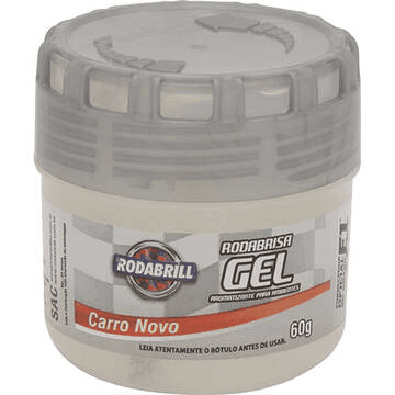 Aromatizante Para Automóvel Rodabrill Gel Carro Novo