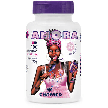 Amora Negra Fruta 600mg -100 Capsulas.