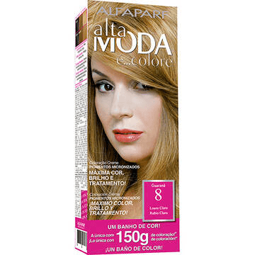 Coloração Altamoda E' Colore Louro Claro 8