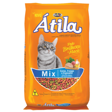 Átila Mix - Adultos - Carne, Frango e Espinafre - 20Kg