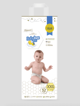 FRALDA DERMOPROTETORA BBF XXG, 32 UND