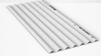 Telha Fibrotex 4mm 2,44 X 0,50M Cimento Reforçado C/Fio Sintético - Brasilit