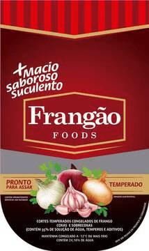Cortes temperados congelados de frango - coxas e sobrecoxas