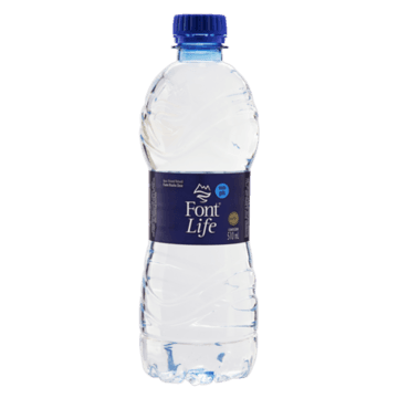 Água Mineral Natural sem Gás Font Life Garrafa 510ml