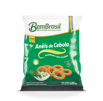 Aneis De Cebola Bem Brasil Empanados Pre-Fritos 1,05Kg