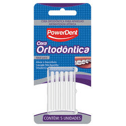 Cera Ortodôntica PowerDent Blister 5 Unidades