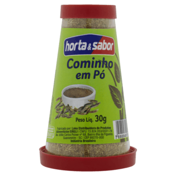 Cominho em Pó Horta & Sabor Frasco 30g