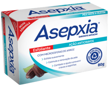 Asepxia Sabonete Esfoliante 80g
