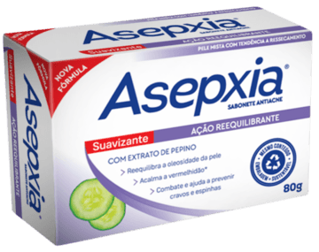 Asepxia Sabonete Suavizante/Cremoso 80g
